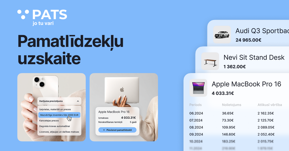 Pamatlīdzekļu uzskaite