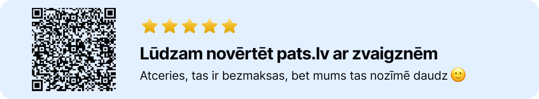Novērtē pats.lv darbu Google atsauksmēs